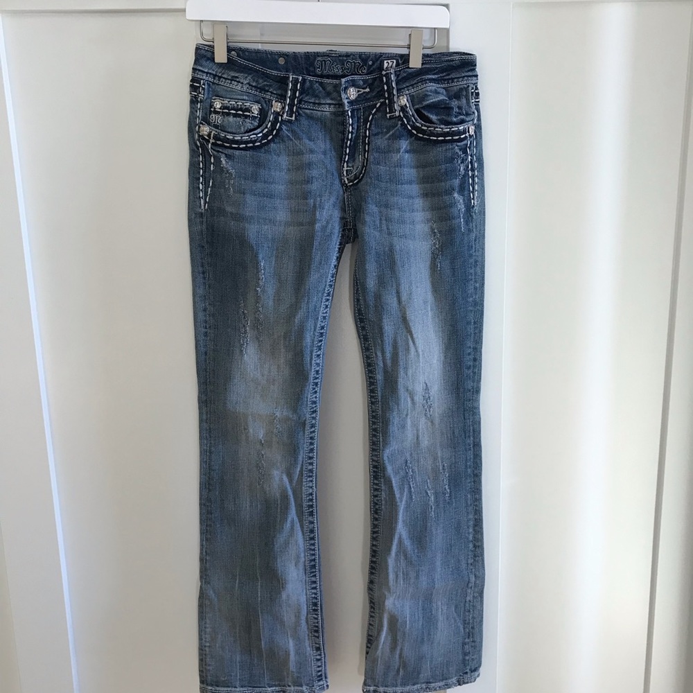 Miss Me easy boot cut jeans 27 $35